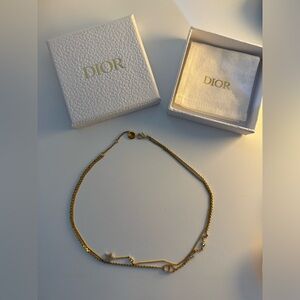 Dior petit CD double necklace